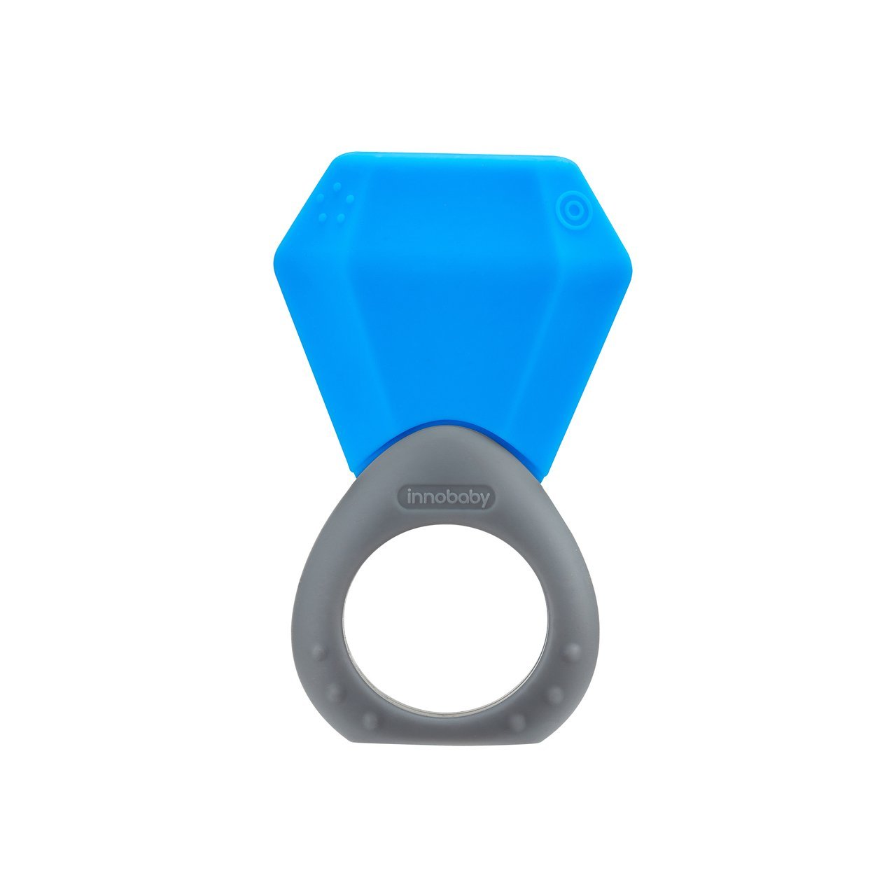 Innobaby Teethin' SMART Birthstone Ring Teether - Soothing Baby Teething Toy for Infants & Toddlers - Perfect for On-the-Go Pain Relief & Sensory Play