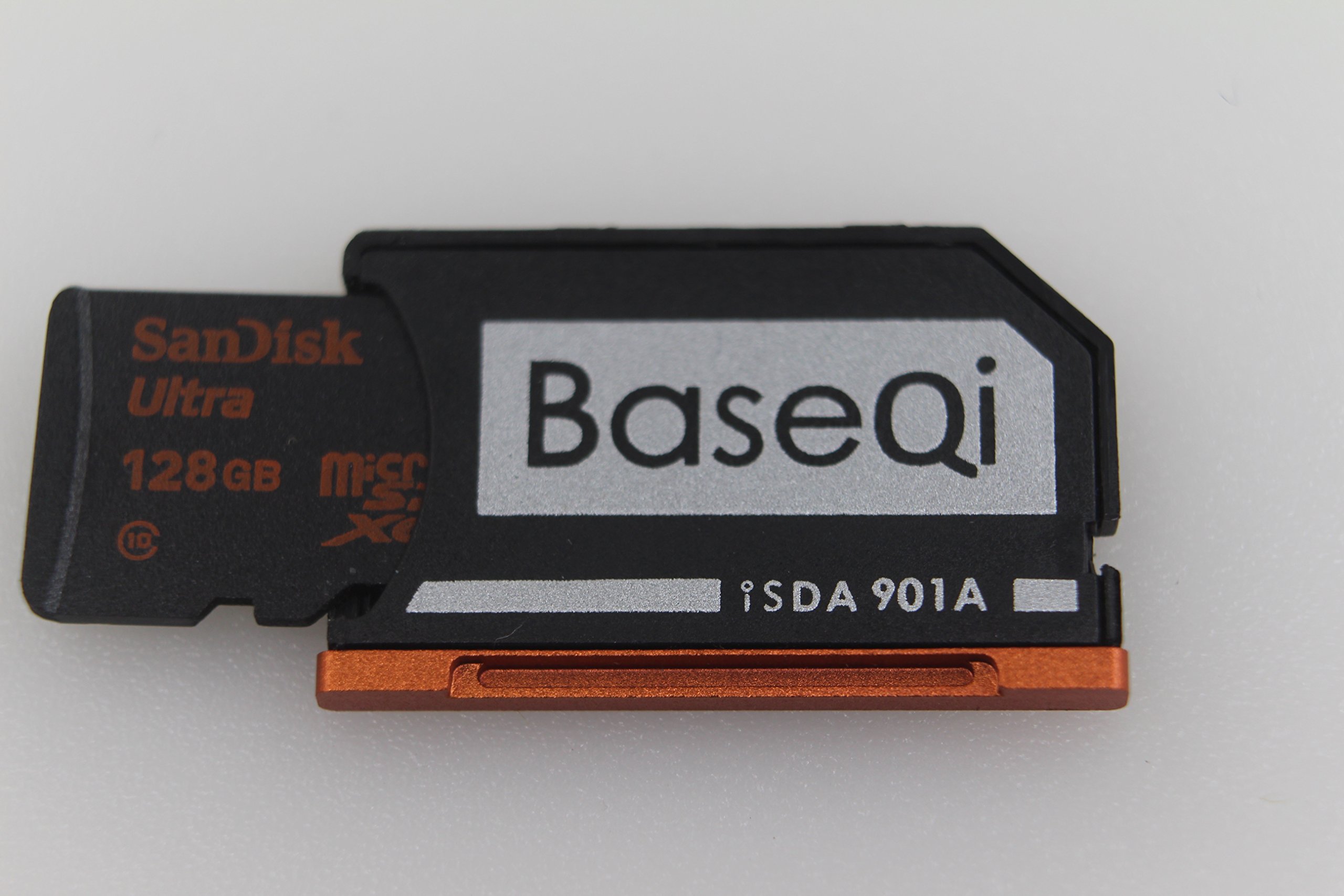BASEQI Aluminum MicroSD to SD Card Adapter for Lenovo Yoga 900 & 710 - Perfect for Expanding Storage on Ultrabooks & 2-in-1 Laptops