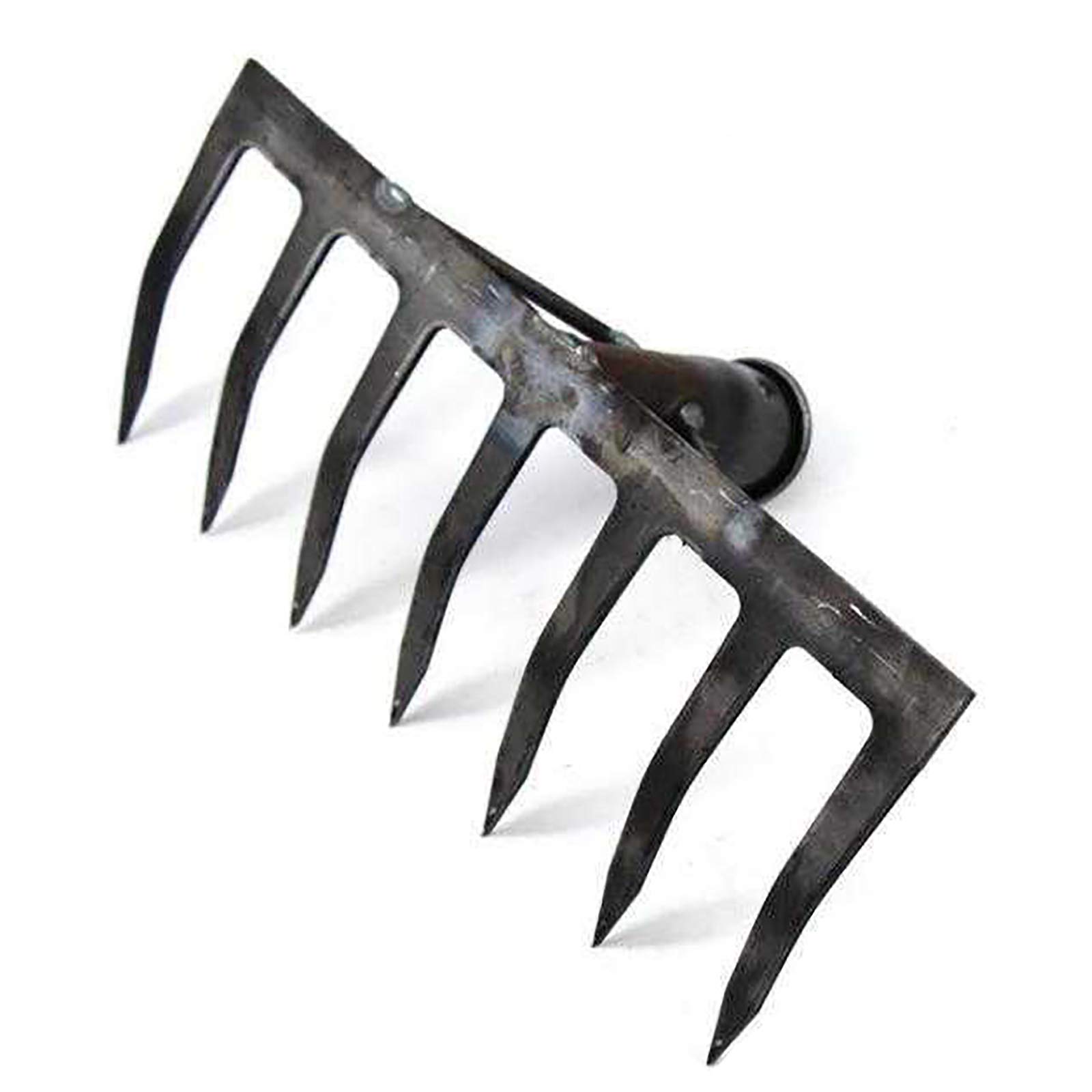7 Teeth Heavy Duty Rake Head Replacement - Durable Steel Garden Rake Attachment for Lawn Care, Leaf & Moss Removal - Perfect for Patio, Yard Maintenance & Landscaping Projects