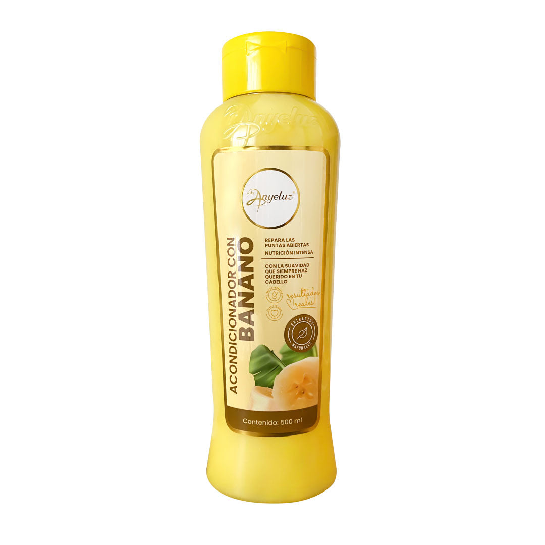 Anyeluz Banana Deep Conditioning Hair Mask - Natural Moisturizing & Repairing Treatment for Dry, Damaged Hair - Perfect for Salon-Quality Hair Care at Home