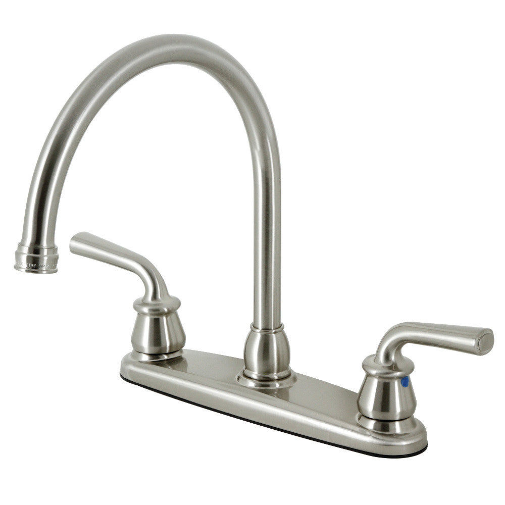 Kingston Brass KB798RXLLS 8-Inch Centerset Kitchen Faucet - Vintage Style Pull-Down Sprayer, Oil Rubbed Bronze Finish for Farmhouse & Traditional Kitchen Sinks