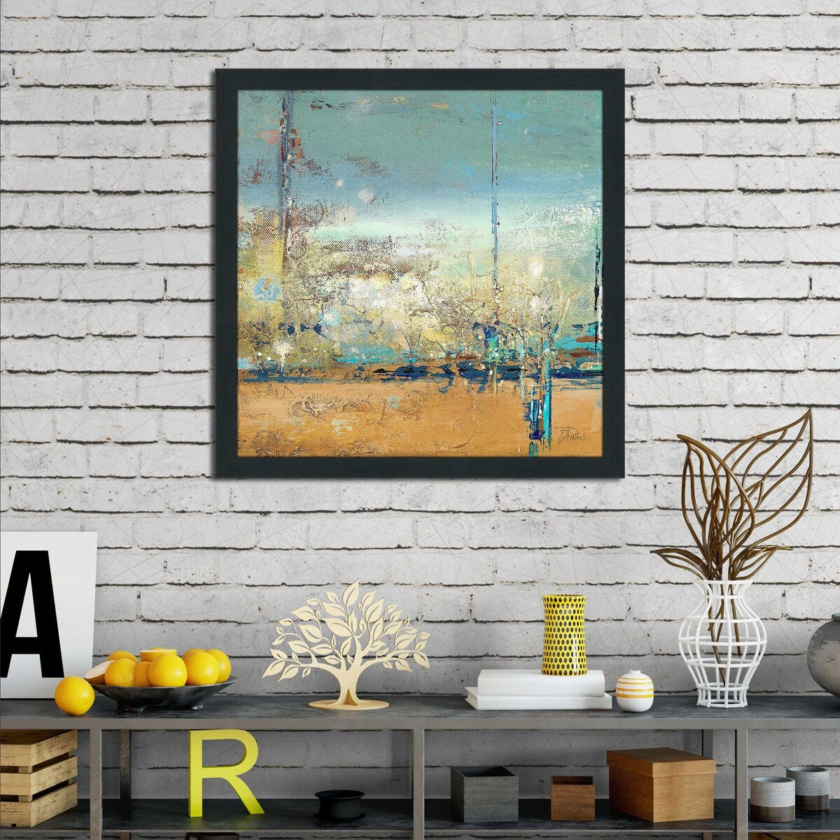 Adventure I (Square) Acrylic Wall Art Print - Modern Abstract Decor for Living Room, Bedroom & Office