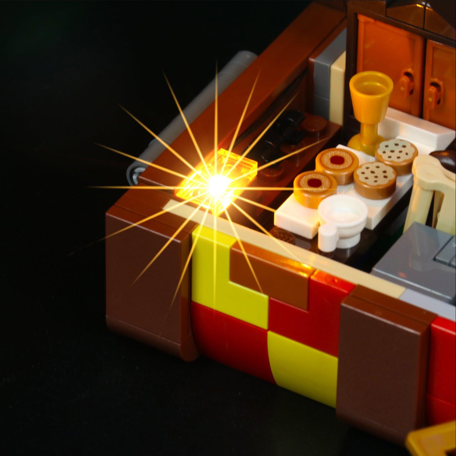 Lego Harry Potter Hogwarts Magical Trunk 76399 Light Kit - DIY LED Lighting Set for Lego Building Blocks - Perfect for Display & Nighttime Play
