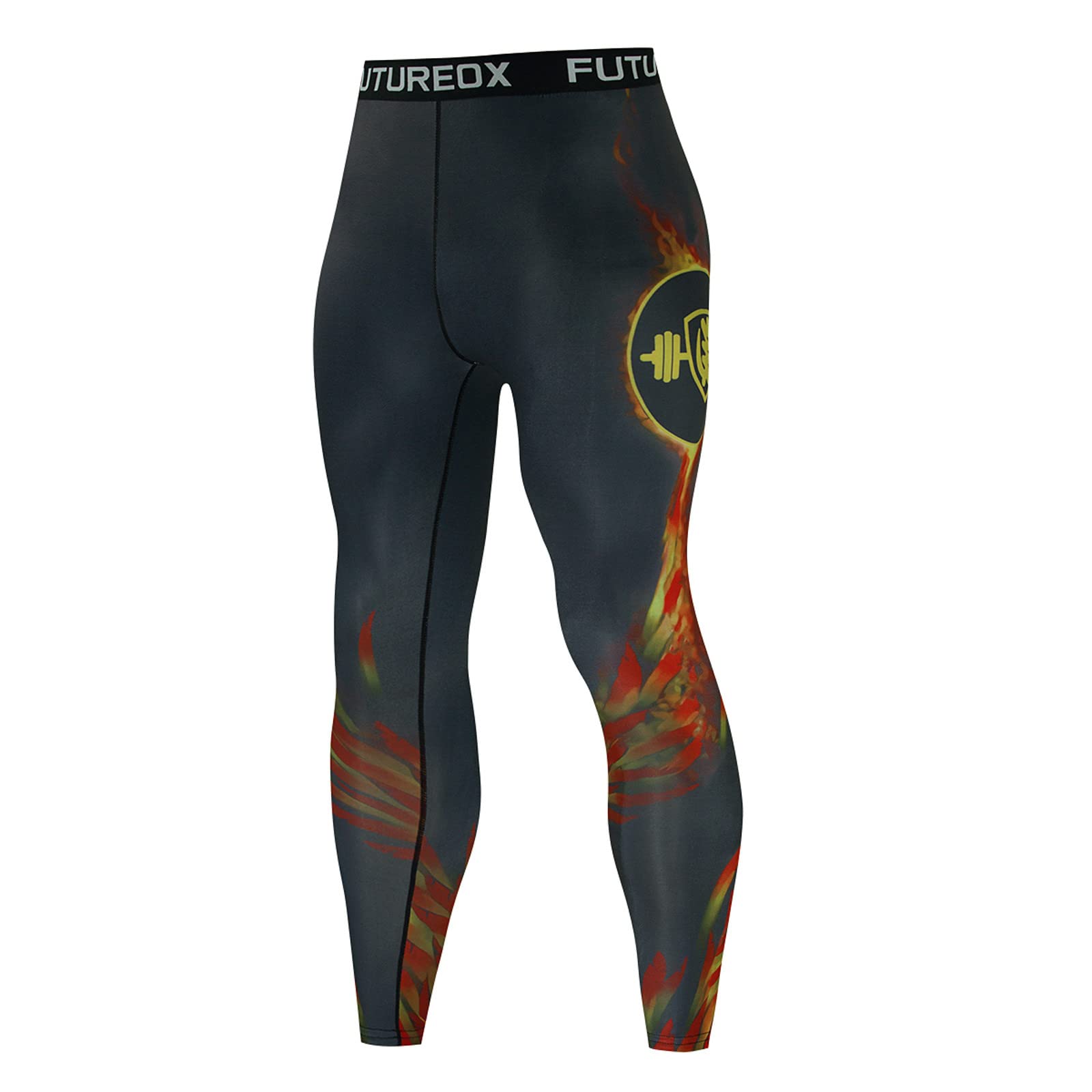 Men's High Elasticity Quick-Dry Compression Pants - Sports Training Tights for Running, Gym & Fitness Workouts - Moisture Wicking & Breathable Activewear for Men