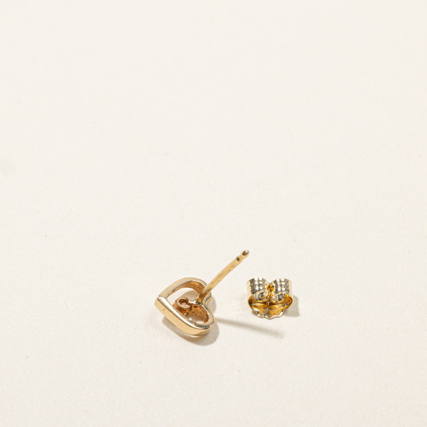 0.02ctw Diamond Heart Stud Earrings - 14K White Gold Stud Earrings for Women, Perfect for Valentine's Day, Anniversary & Romantic Gifts | Elegant Everyday Jewelry for Date Night & Special Occasions