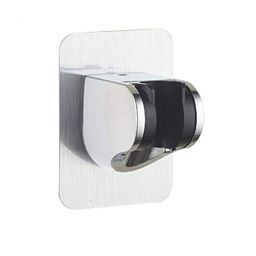 JIALTO Stainless Steel Shower Head Holder - Adjustable Angle Wall Mount Bracket for Handheld Shower Wand | Bathroom Accessories for Easy Showering & Cleaning (Perfect for Elderly & Pet Bathing)