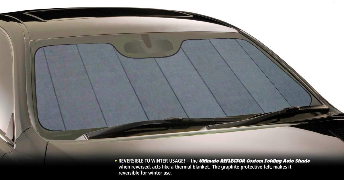 Intro-Tech CH-902-R Ultimate Reflective Folding Windshield Sunshade for Chevrolet Sonic - Custom Fit, Silver | UV Protection & Heat Reduction for Parking & Road Trips