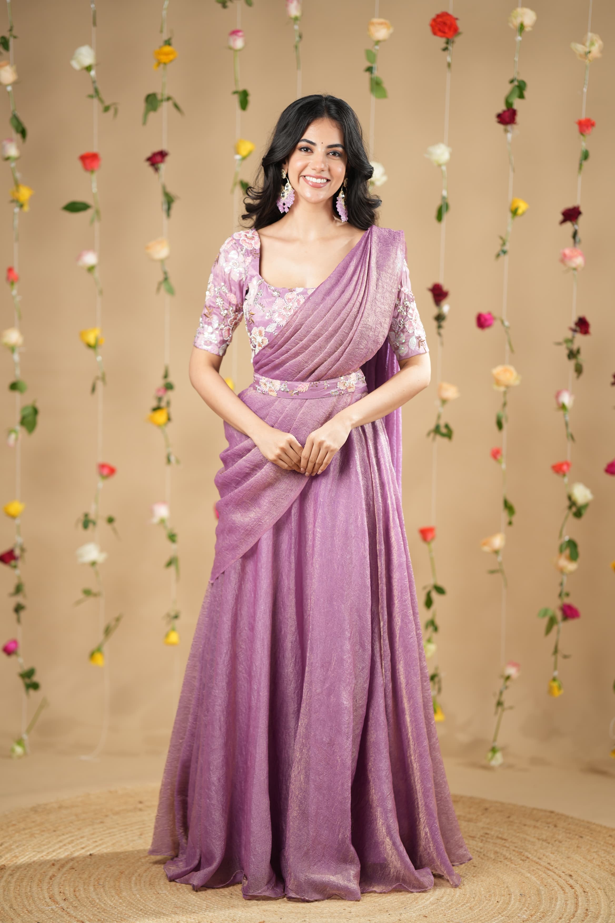 Luxra Premium Designer Drape Wear DD702 - Elegant & Stylish Home Decor for Living Room, Bedroom & Wedding Events