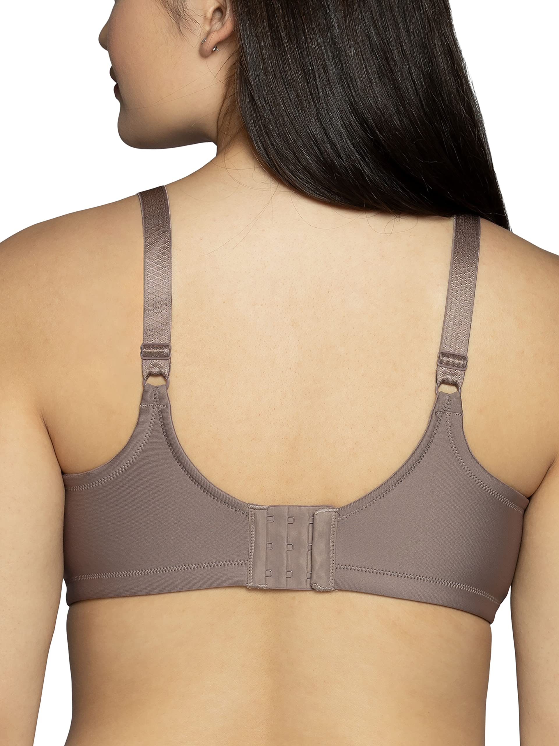 Vanity Fair Women's Full Figure Wireless Comfort Bra 71380 - Seamless Support for Plus Size, Walnut 38D - Perfect for Everyday Wear & All-Day Comfort