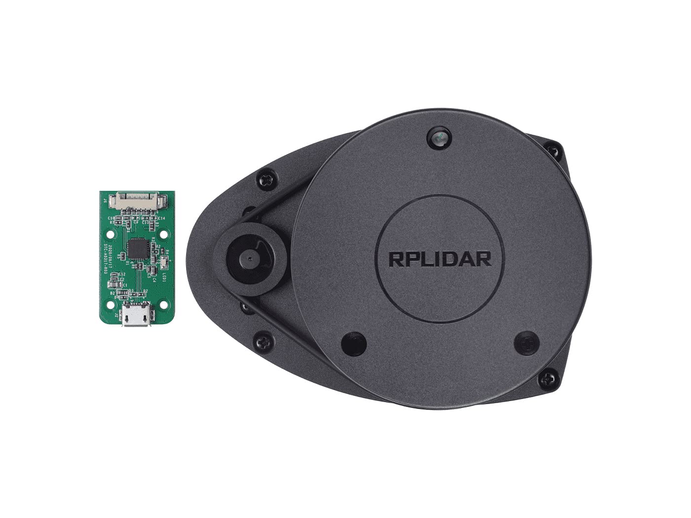 Seeed Studio RPLIDAR A1M8-R6 360° 2D Laser Scanner Kit - 8000Hz Sample Rate, 12m Range Radar Sensor for Robotics, Obstacle Avoidance & STEM Education | Perfect for Robot Navigation, Smart Home Mapping & Maker Projects