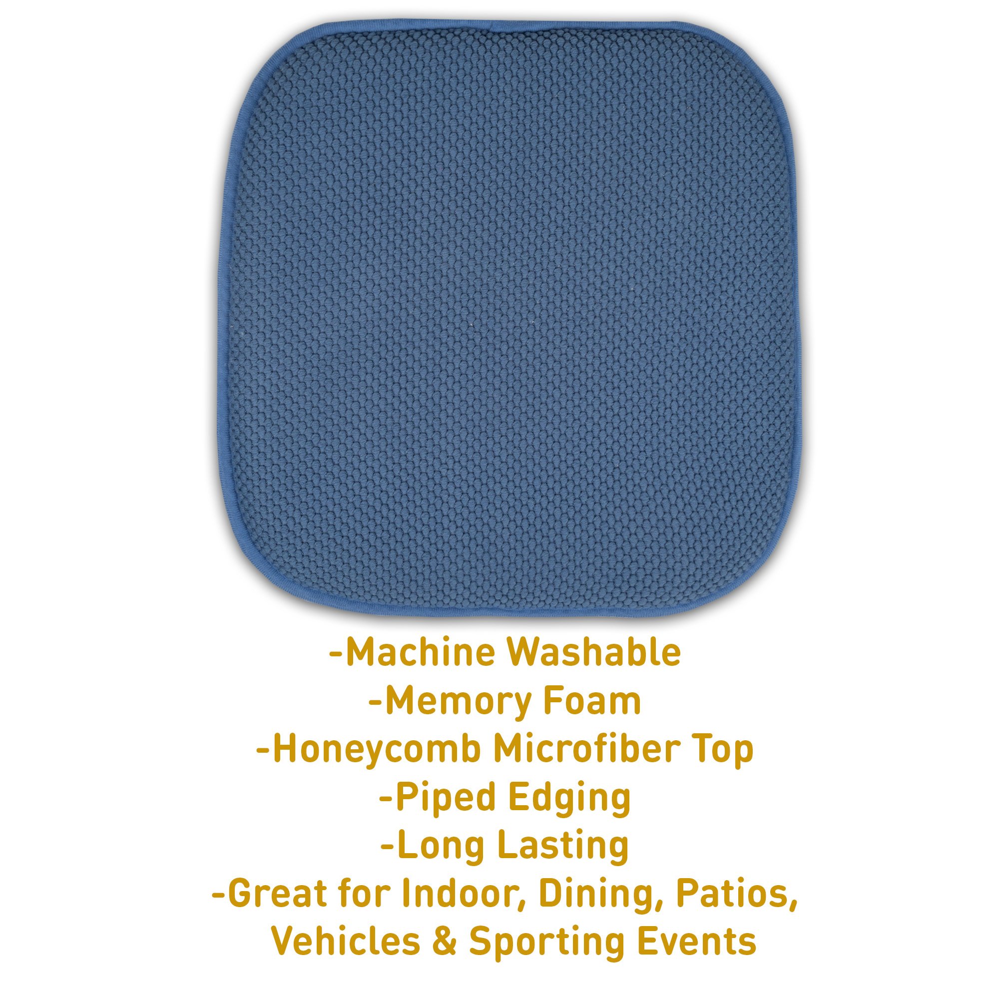 Sweet Home Collection Memory Foam Chair Cushion - 16