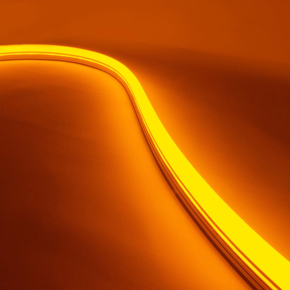 65ft Neon Blaze Flexible LED Strip Lights - 24V Gold Color, Bendable for Home Decor, Bedroom, Party & Outdoor Lighting
