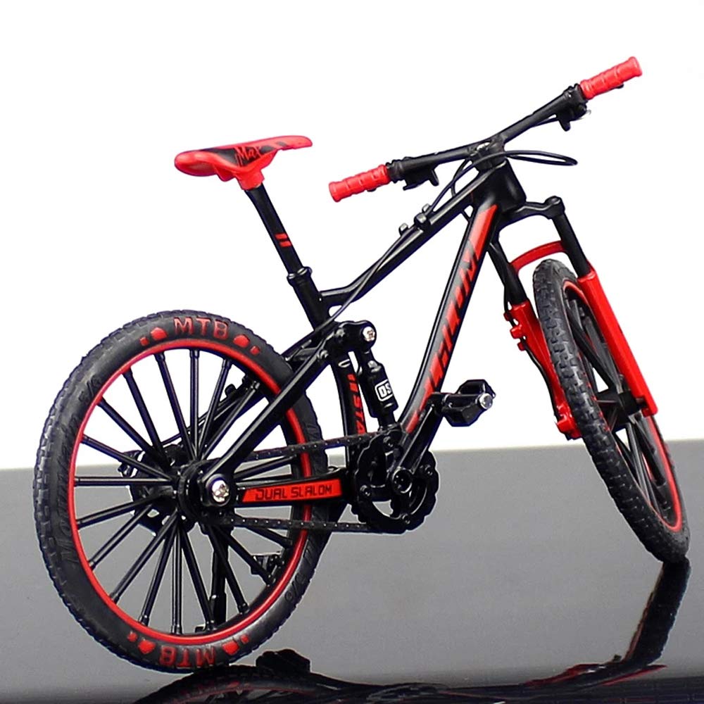 1:10 Scale Mini Mountain Bike Diecast Alloy Model - Realistic Racing Bike Simulation Toy - Perfect Birthday Gift for Boys (H02) | Kids Room Decor, Collector's Display, Racing Enthusiast Gift