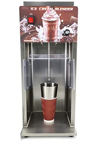 Commercial Electric Soft Ice Cream Blizzard Machine - 110V/220V Stepless Speed Control for Smooth Texture | Perfect for Dessert Shops, Cafes, and Frozen Treat Businesses