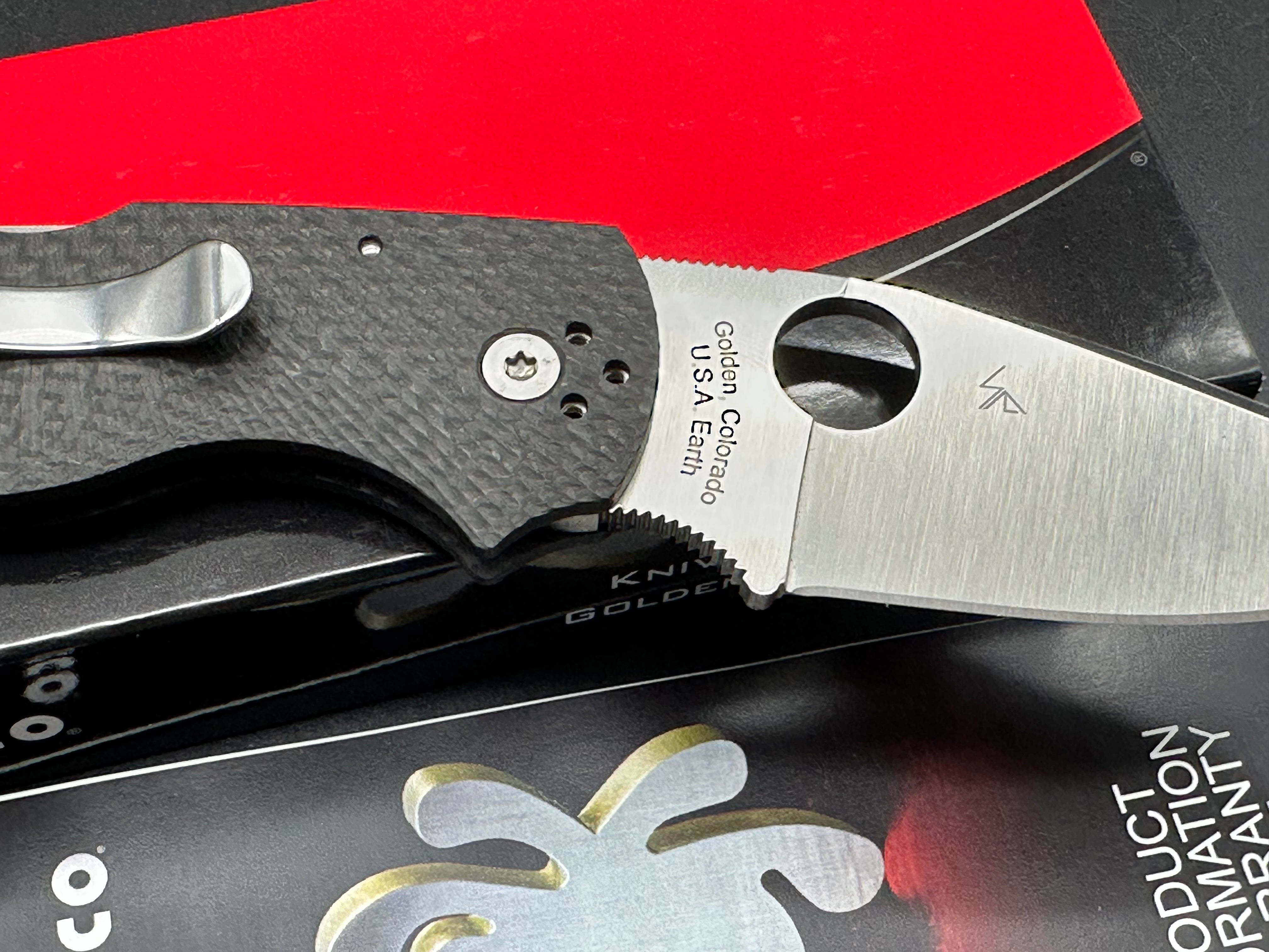 Spyderco Native 5 Folding Knife - Fluted Carbon Fiber Handle, Satin CPM S90V Blade - EDC, Outdoor, Camping & Survival Knife