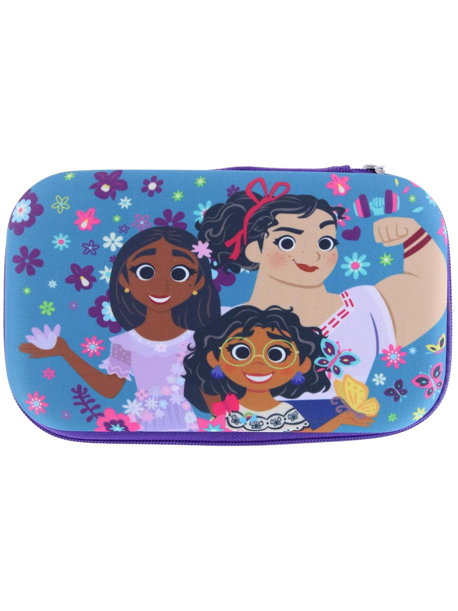 Encanto Molded Superhero Pencil Case - 5x8 Hard-Shell Zippered Storage Box for School Supplies, Markers, Pencils & Crayons - Durable Kids' Organizer for Classroom, Art Class & Homework Station