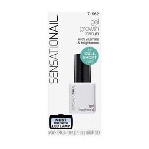 SensatioNail Nail Growth Formula Gel Treatment 71962 - 0.25 fl oz | Strengthens & Promotes Healthy Nails | Perfect for At-Home Manicures & Nail Care Routines