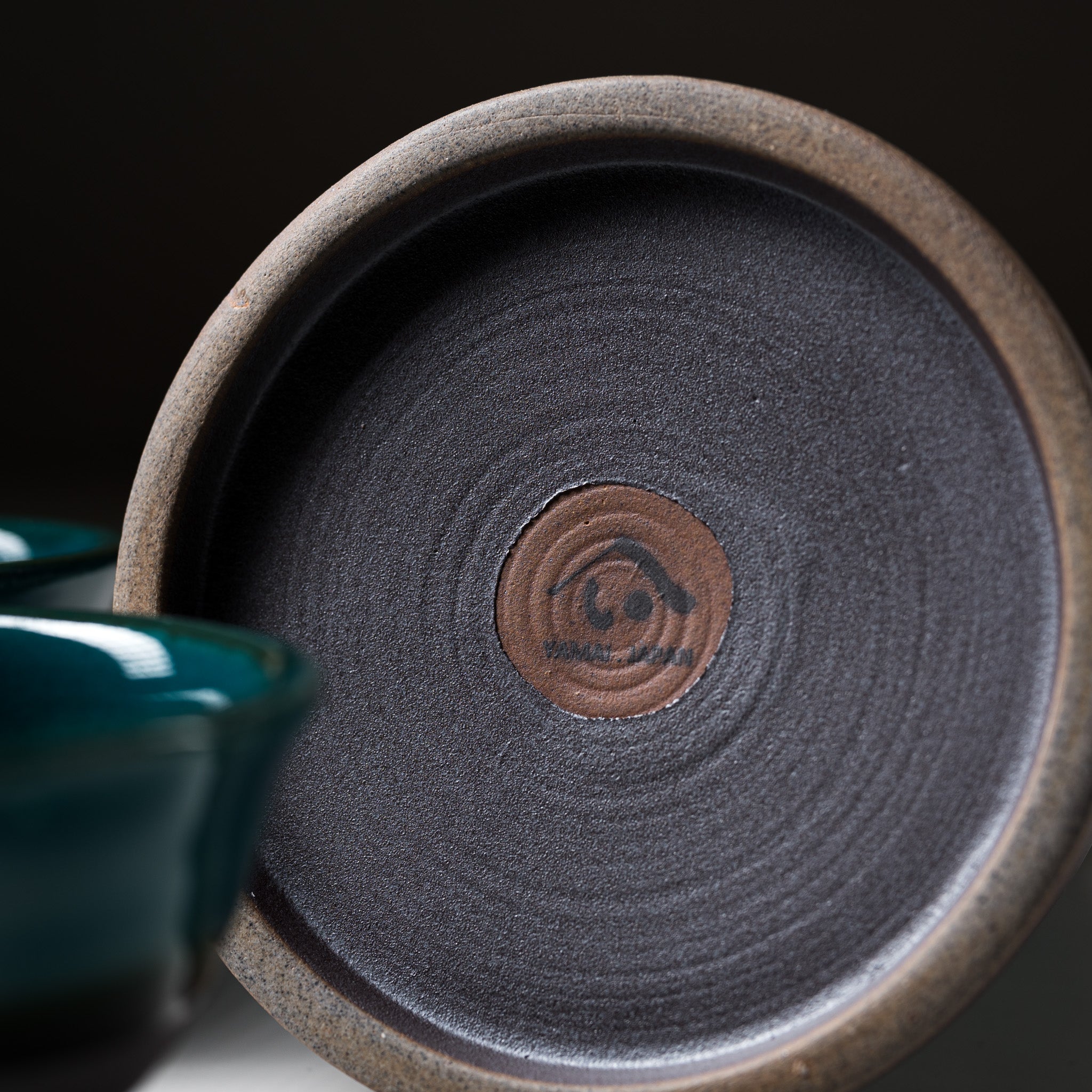 Handcrafted Mino Ware Pottery Sake Set - Deep Sea Green by Yamai Ito | Traditional Japanese Ceramic Drinking Vessels for Sake, Tea & Home Decor | Perfect for Gifts, Japanese Tea Ceremonies & Asian-Inspired Dining