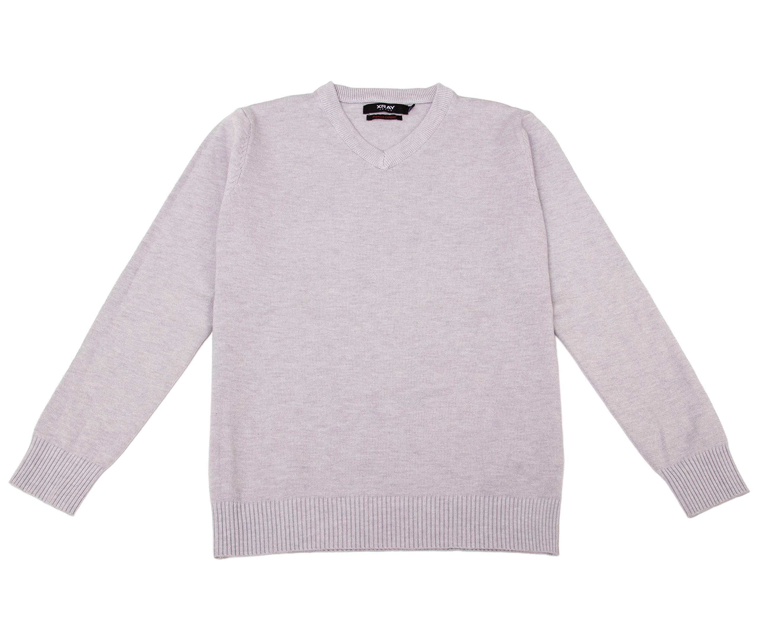 X RAY Boys V-Neck Sweater - Soft Slim Fit Middleweight Pullover Sweaters for Kids | Warm Winter Knitwear for School & Play | Cozy Casual Outfit for Boys