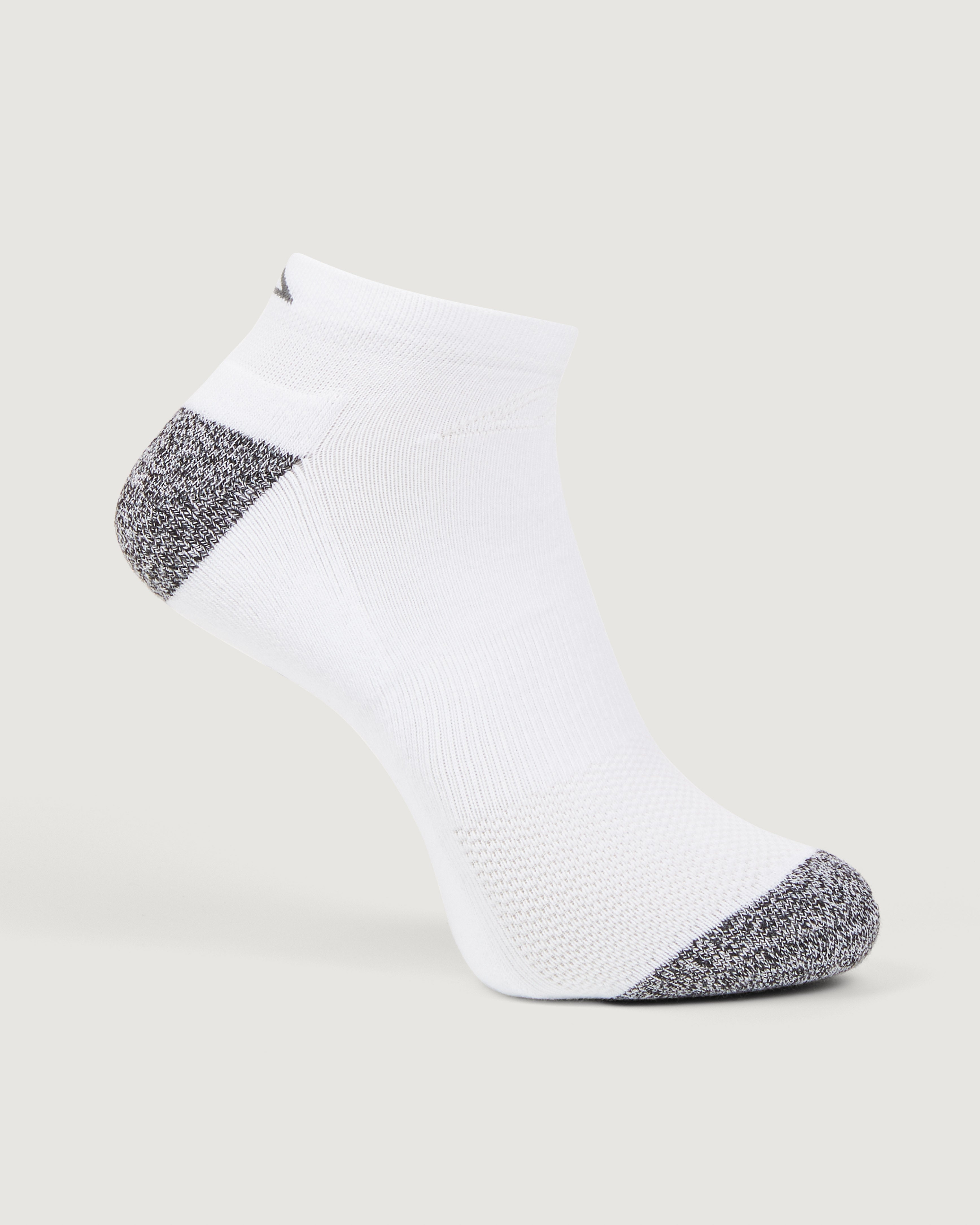 Accion driMOTION Low Cut Socks 3-Pack - Black, White & Blush Pink - Moisture-Wicking Athletic Socks for Running, Gym & Everyday Comfort