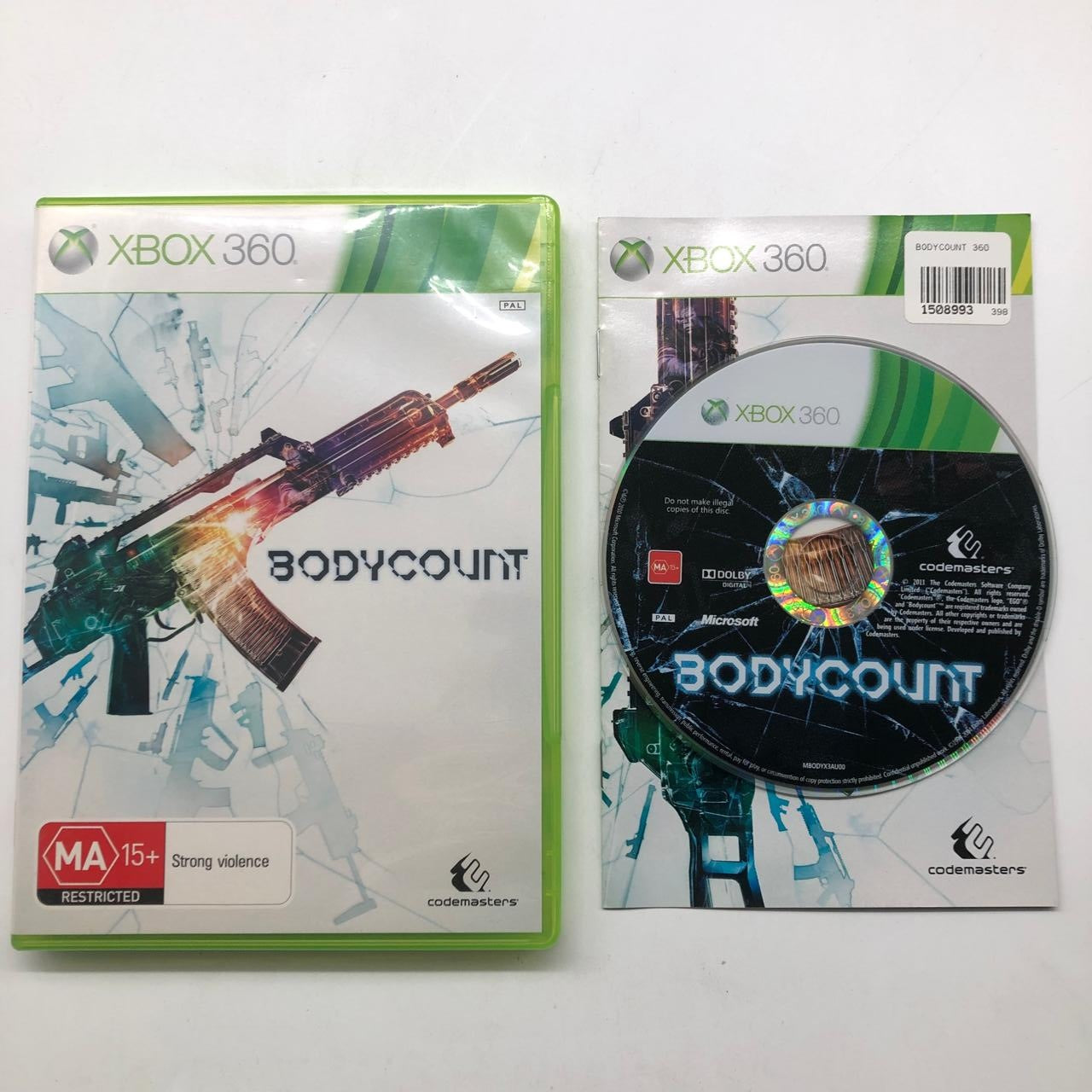 Bodycount Xbox 360 Game with Manual - PAL Version | First-Person Shooter Action Game for Xbox 360 | Perfect for Competitive Multiplayer Gaming & Single-Player Campaigns
