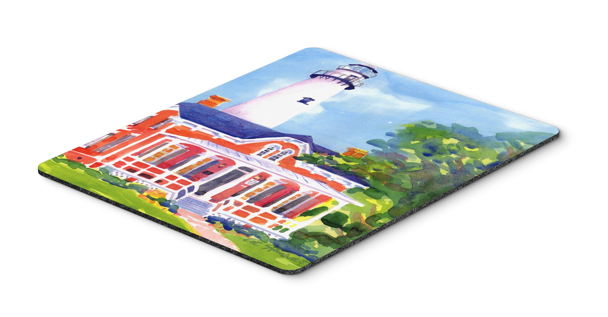 Caroline's Treasures 6044MP Lighthouse Mouse Pad - Large Washable Non-Slip Desk Mat for Home Office, Gaming & Work Computers | Perfect for Laptop Users & PC Enthusiasts | Adds Coastal Decor to Your Workspace