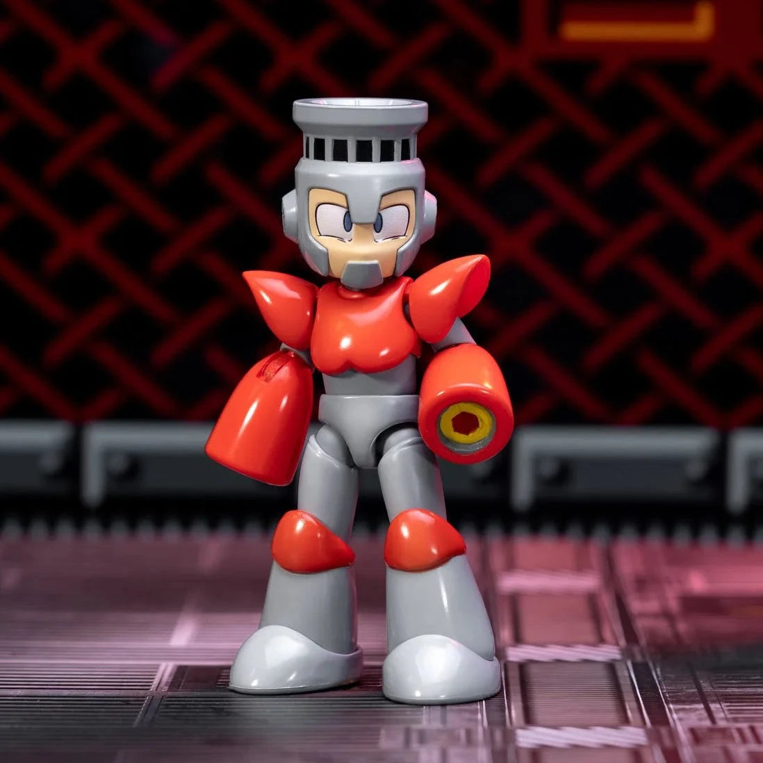 Mega Man Fire Man 1:12 Scale Collectible Action Figure - Perfect for Display, Gaming Enthusiasts & Anime Fans