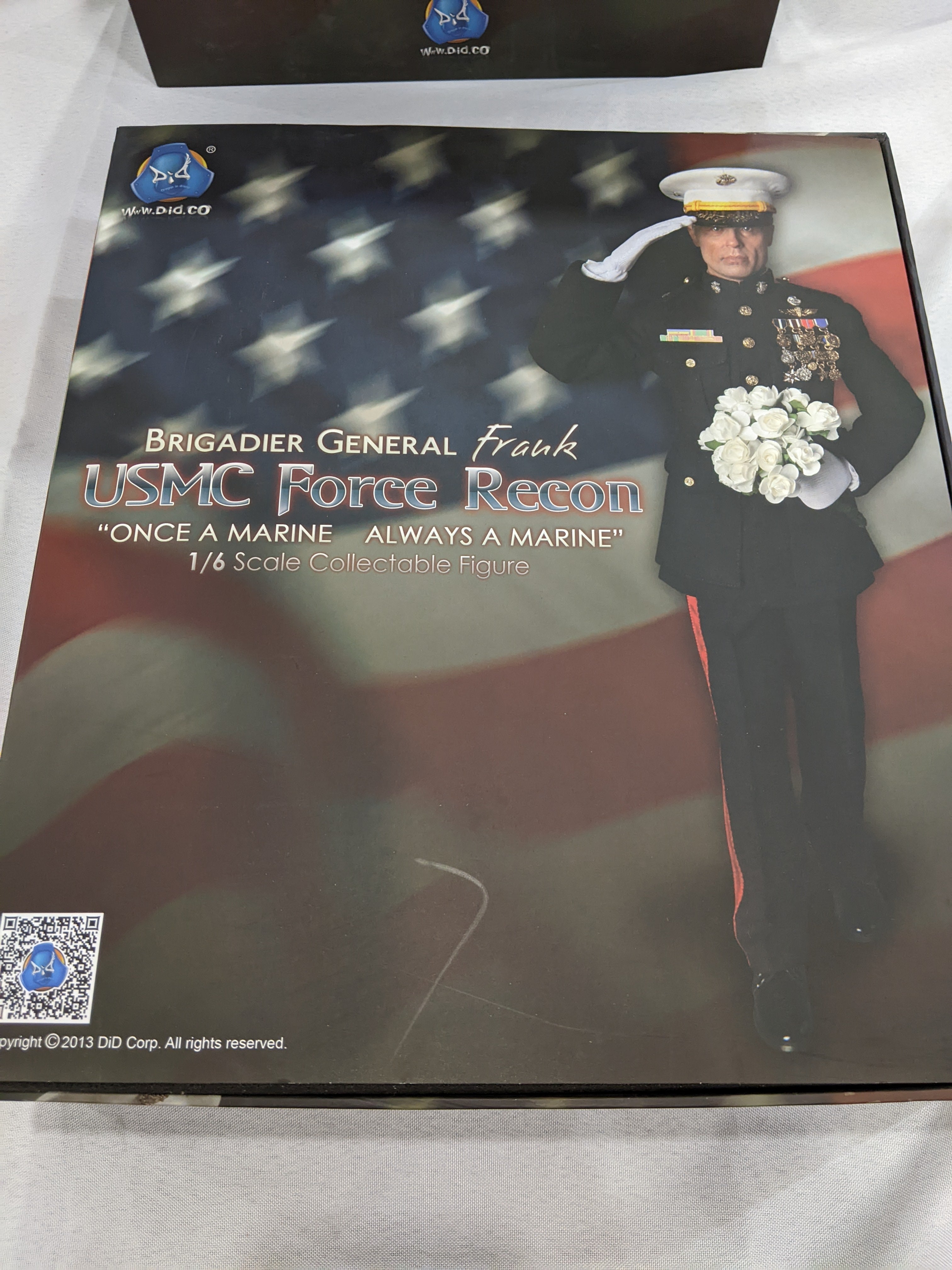 1/6 DID Corp Brigadier General Frank USMC Force Recon A80092 Sixth Scale Military Action Figure - Collectible Open Box - Perfect for Display & Military Model Enthusiasts