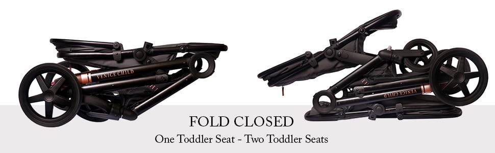 Venice Child Maverick Stroller System - Lightweight Travel Stroller for Toddlers & Infants | Perfect for City Walks, Shopping & Air Travel