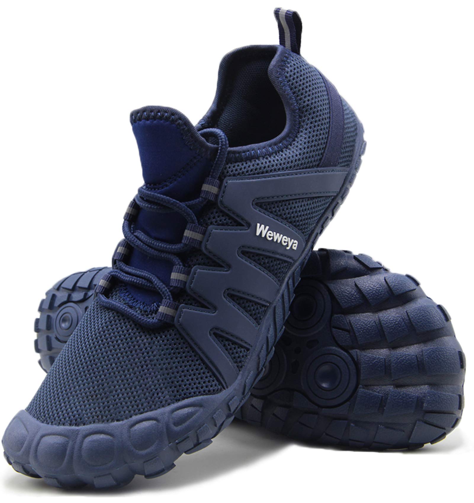 Weweya Barefoot Shoes for Men - Minimalist Running & Cross Training Shoes | Lightweight, Flexible & Comfortable for Gym, Trail & Everyday Wear