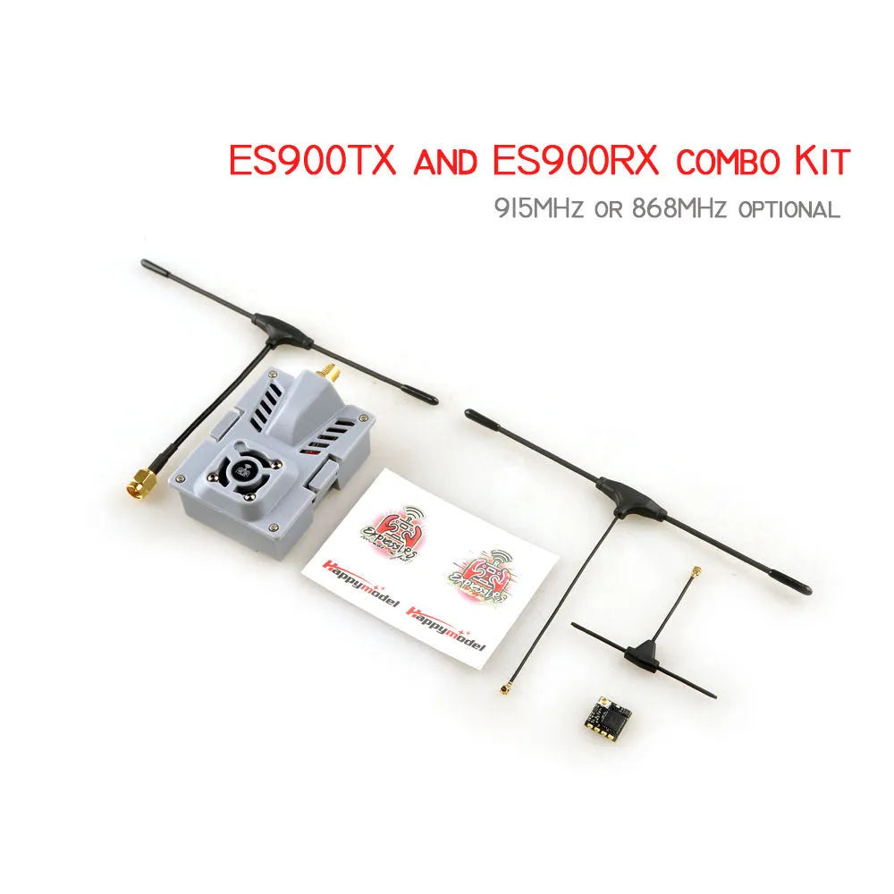 HappyModel ExpressLRS V2 ES900TX/ES900RX Long Range 915MHz ELRS Module - Upgrade Replacement for ES915TX/ES915RX - Ideal for FPV Drones & RC Aircraft Long-Distance Control