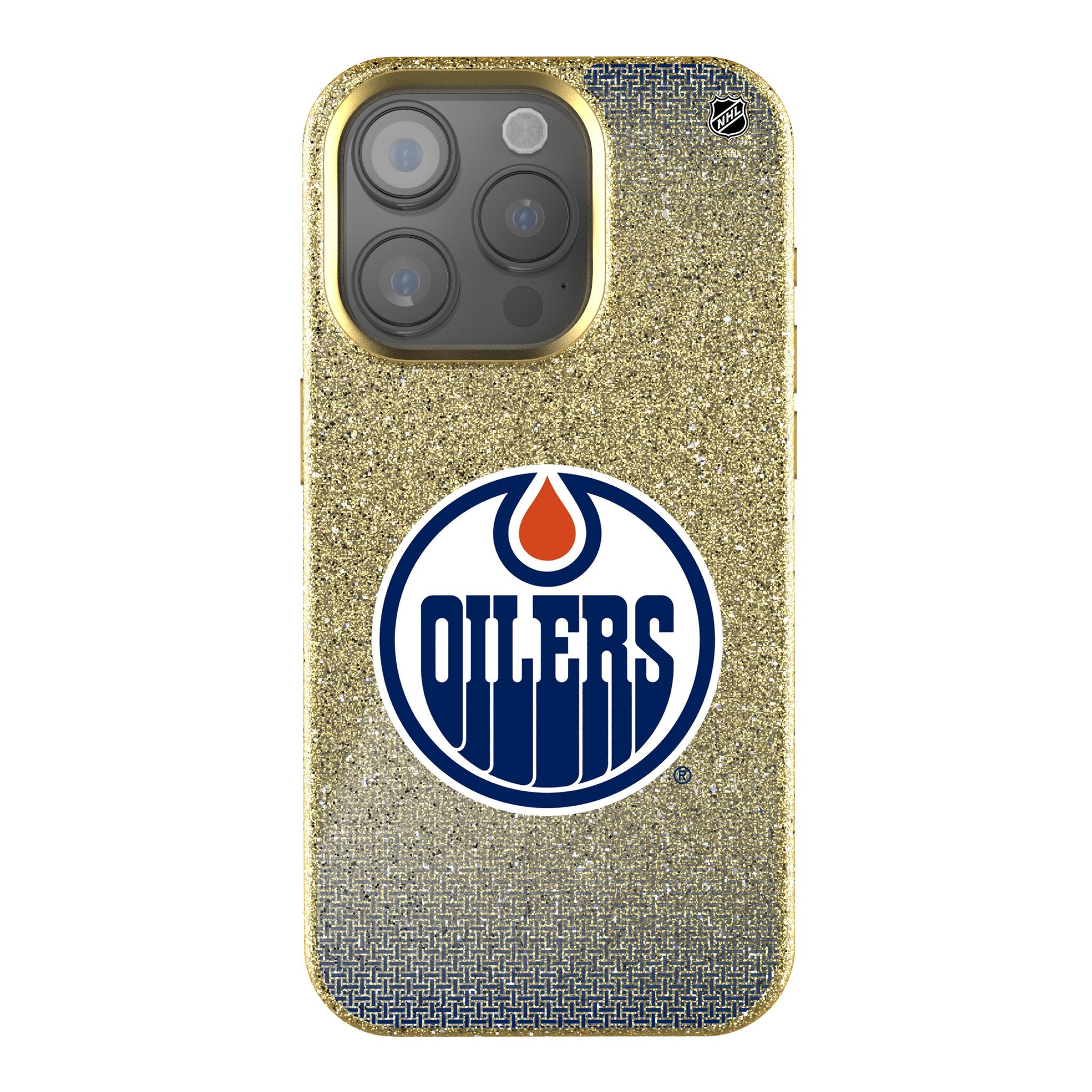 Edmonton Oilers Rhinestone Glitter Phone Case for iPhone 14 13 12 11 Pro Max XR - Sparkling Hockey Team Design for Fans & Game Day Accessories