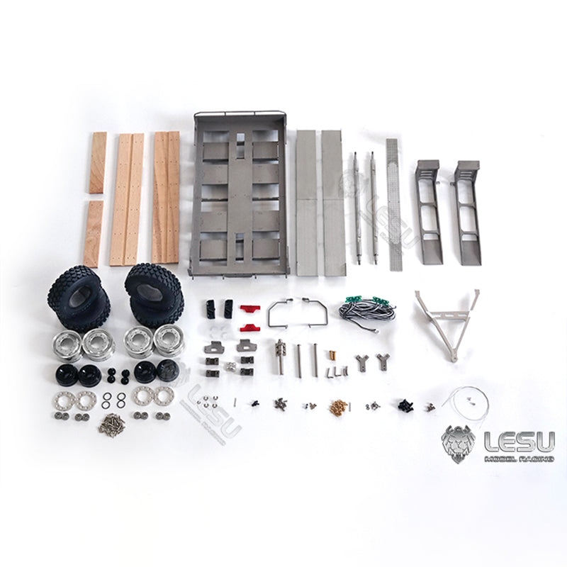 1/14 LESU Aoue LT5H LT5 Metal Trailer Plate for Wheeled & Tracked Skid Steer Loader Remote Control Hydraulic Model Car - Perfect for RC Construction Vehicle Enthusiasts & Collectors