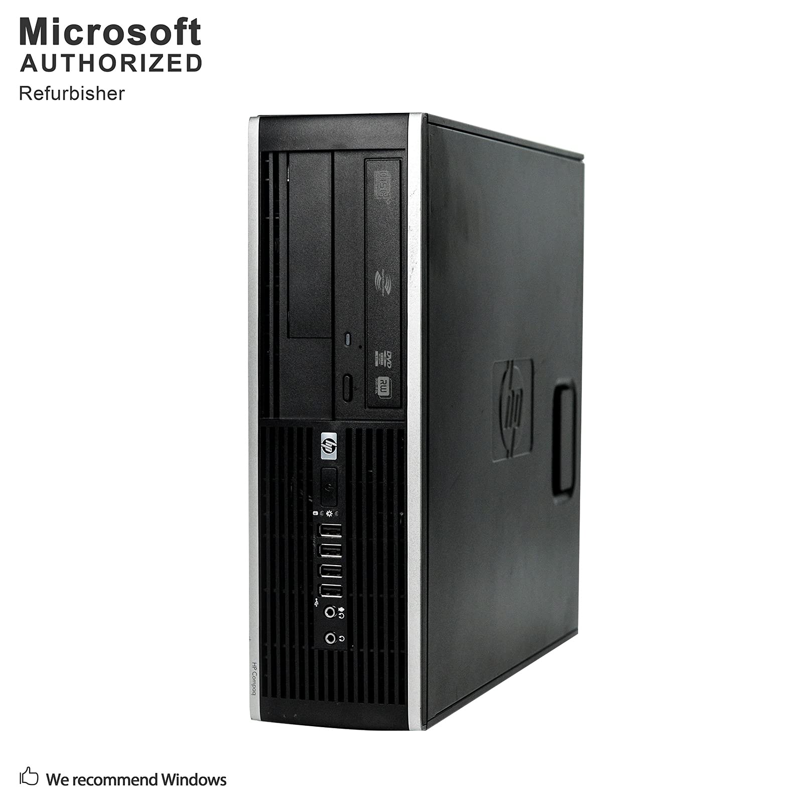 HP Elite Desktop Computer - Intel Core 2 Duo 2.9GHz, 8GB RAM, 500GB HDD, WiFi, Windows 10 (Renewed) with 22