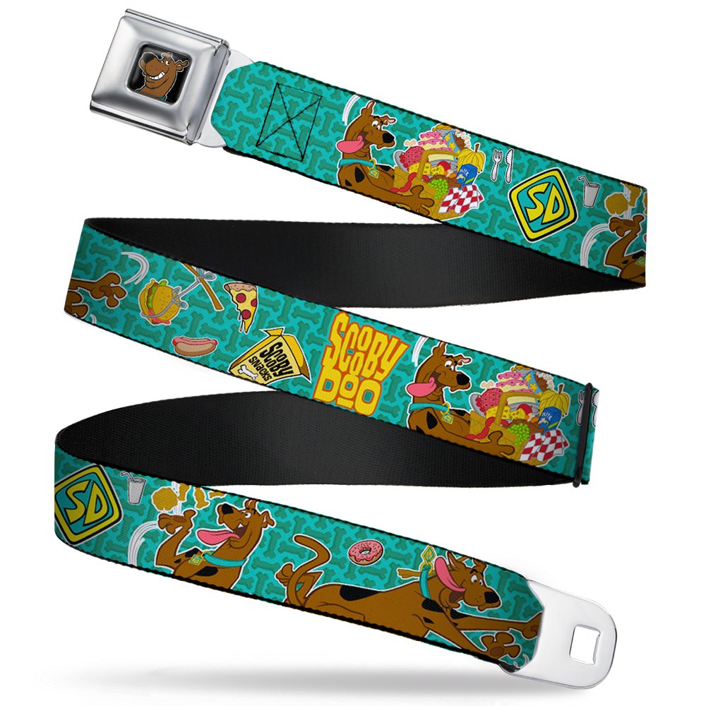 Scooby Doo & Snacks Seatbelt Belt - 1.0