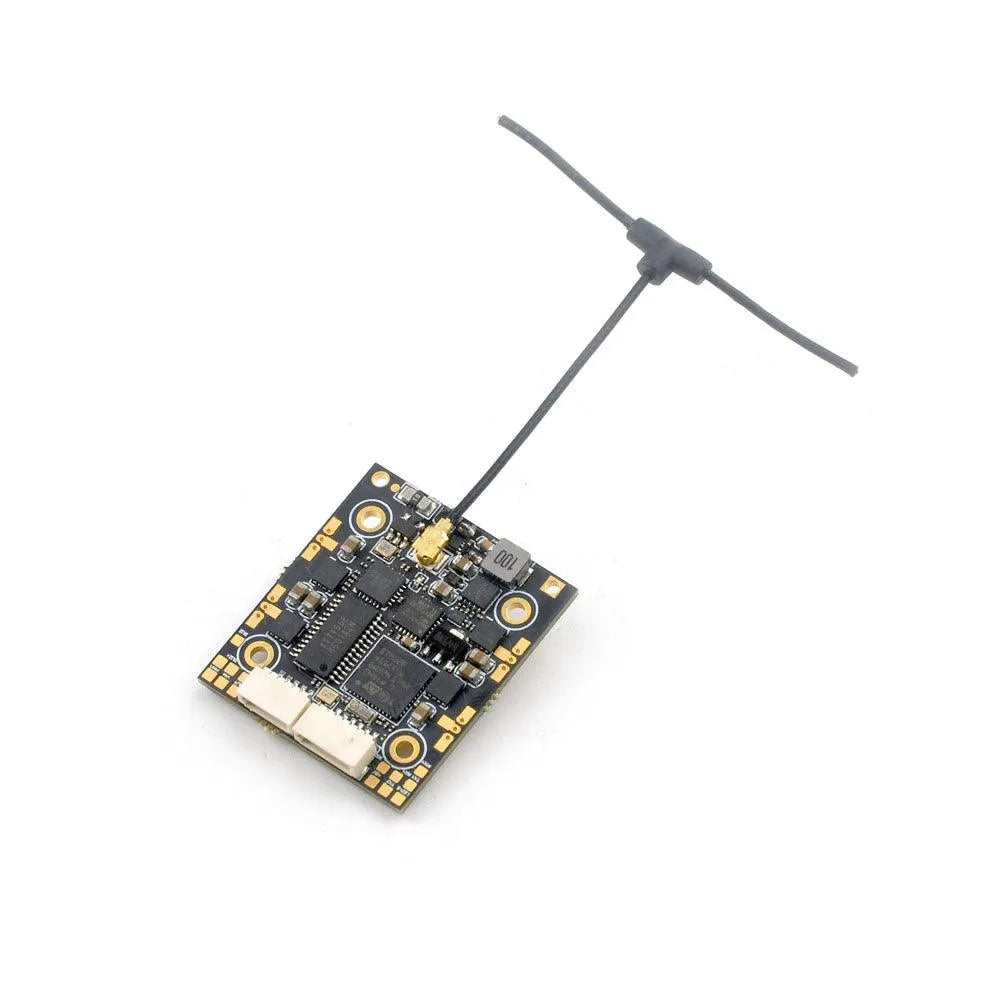 HappyModel ELRS X1 AIO 4-in-1 Flight Controller with Built-in SPI 2.4G ELRS & 12A ESC - Perfect for Toothpick Drones, FPV Racing, and DIY Drone Builds