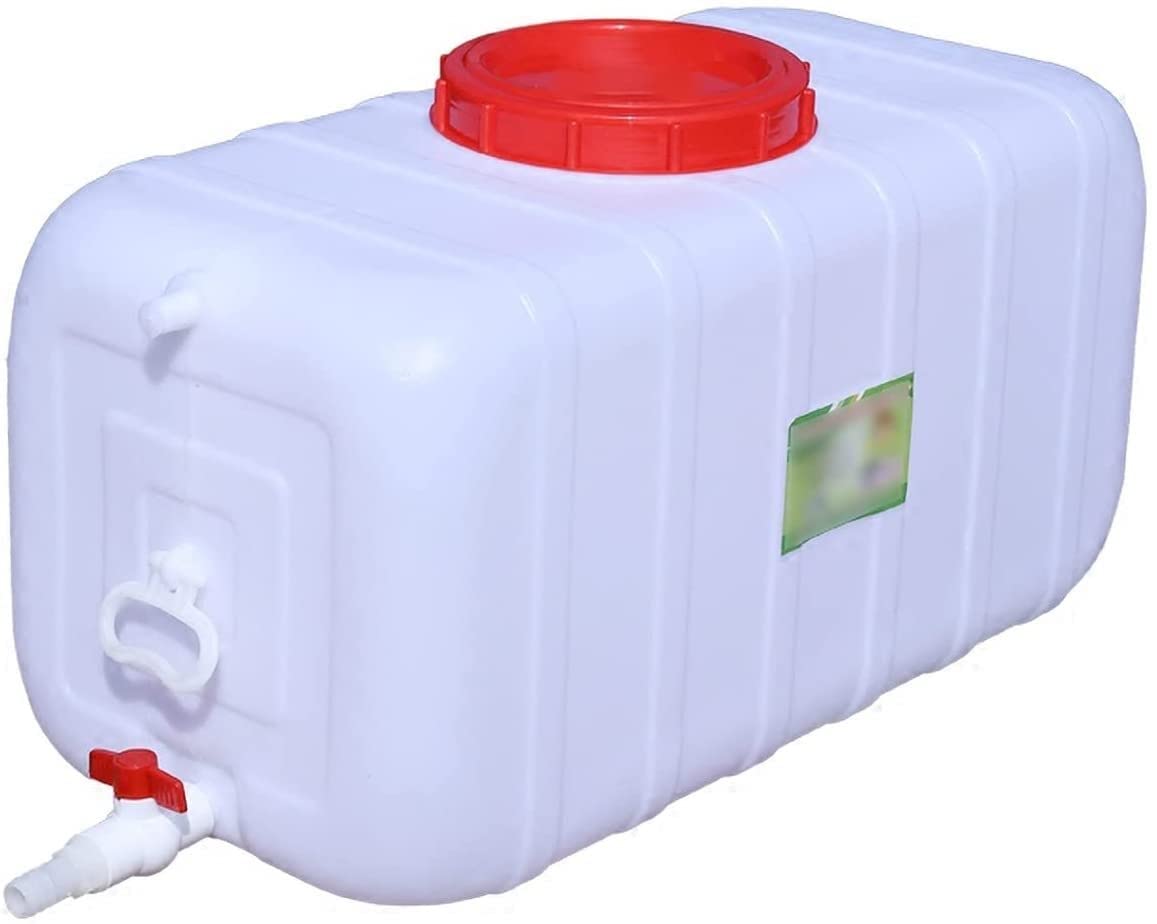 WLZWZ 25L Portable Water Container with Tap - Heavy Duty Outdoor Water Carrier for Camping, Hiking, Travel | Leakproof & Durable for Picnics, Emergency Storage, RV Trips