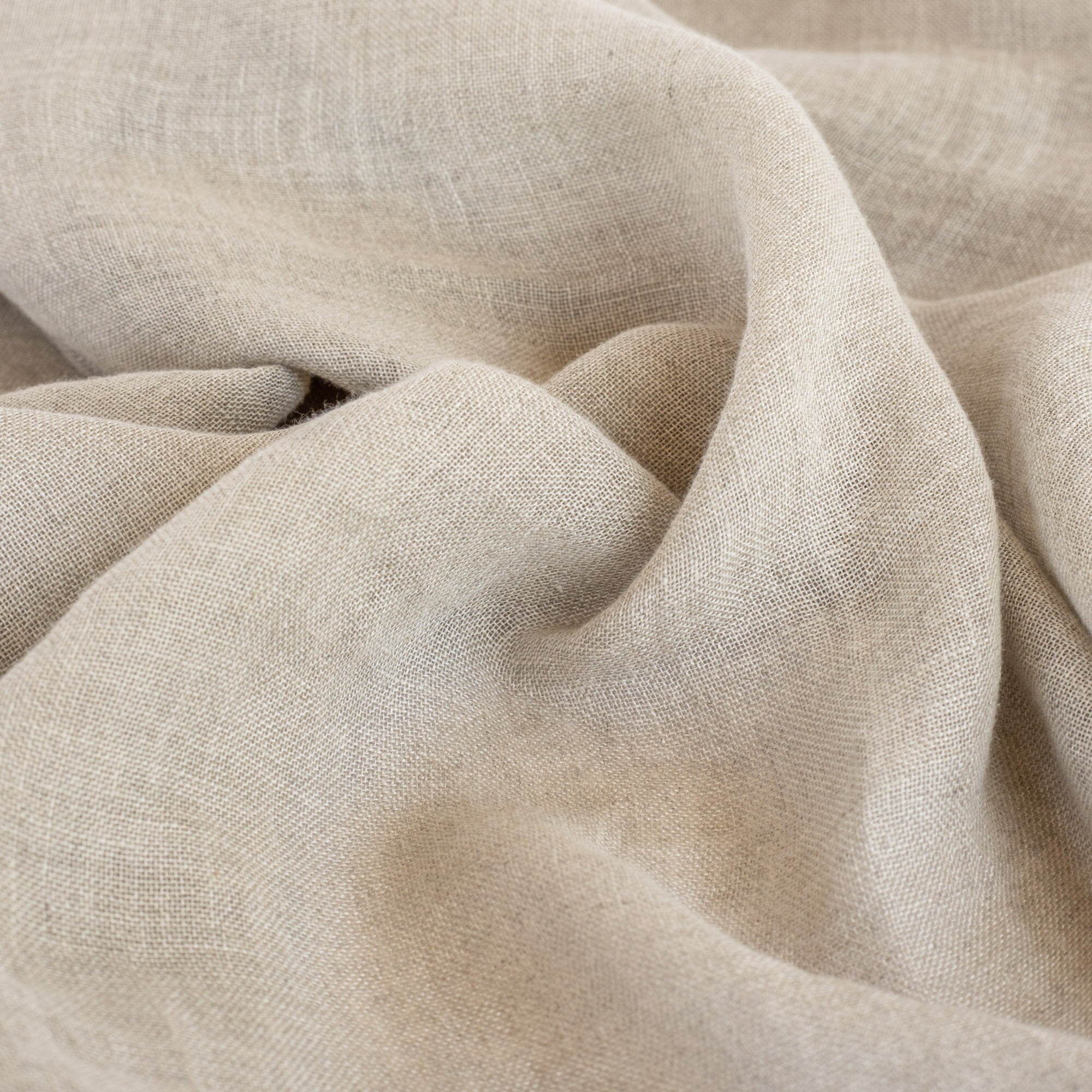 Premium Andre Sheer Linen Fabric - Natural Color 54