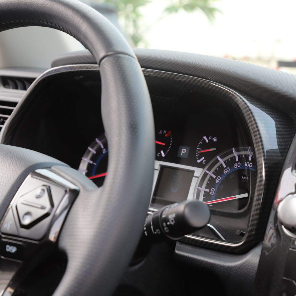 Carbon Fiber Grain Dashboard Trim for Toyota 4Runner SUV 2010-2019 - Voodonala Interior Upgrade - Perfect for Off-Road Adventures & Daily Commutes