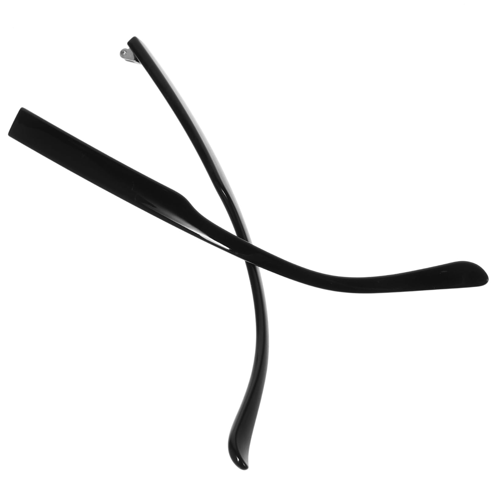 COOLHIYA 1 Pair Glasses Temple Tips Replacement Parts - Anti-Slip Eyeglass Arm End Covers for Repairing Glasses & Sunglasses - Durable Frame Accessories for Comfortable Wear at Work, Reading or Outdoor Activities