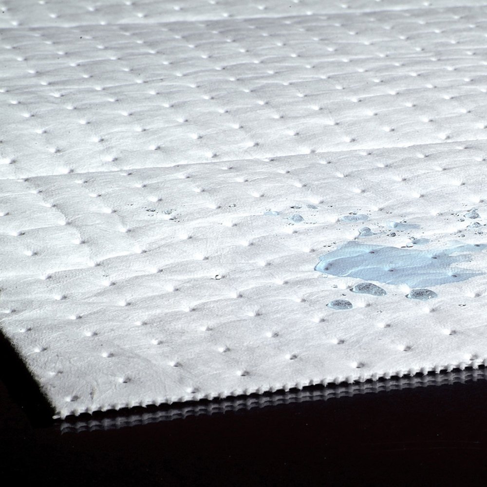 Oil Absorbent Mat Roll - Heavyweight Industrial PIG MAT424 | 32.4 Gallon Capacity | 150ft x 24in | for Garage, Workshop & Factory Spill Cleanup | Non-Slip Oil Only Absorbent Pad