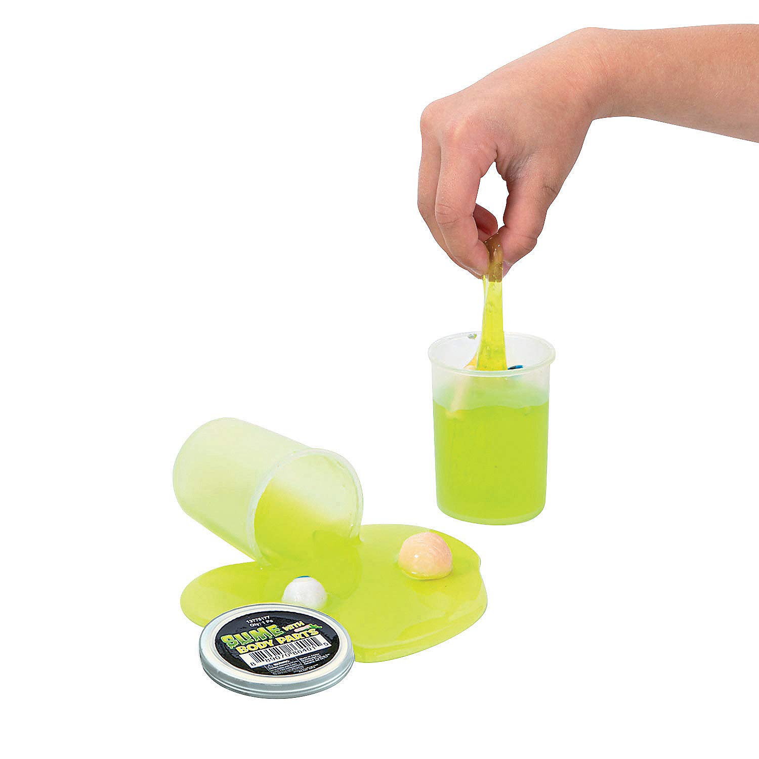 Creepy Slime with Fake Body Parts - Halloween Party Supplies, DIY Science Experiment & Sensory Play for Kids - Oriental Trading #13775177