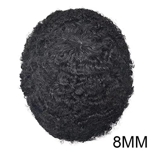 #1B Off Black-8mm Wave Curl