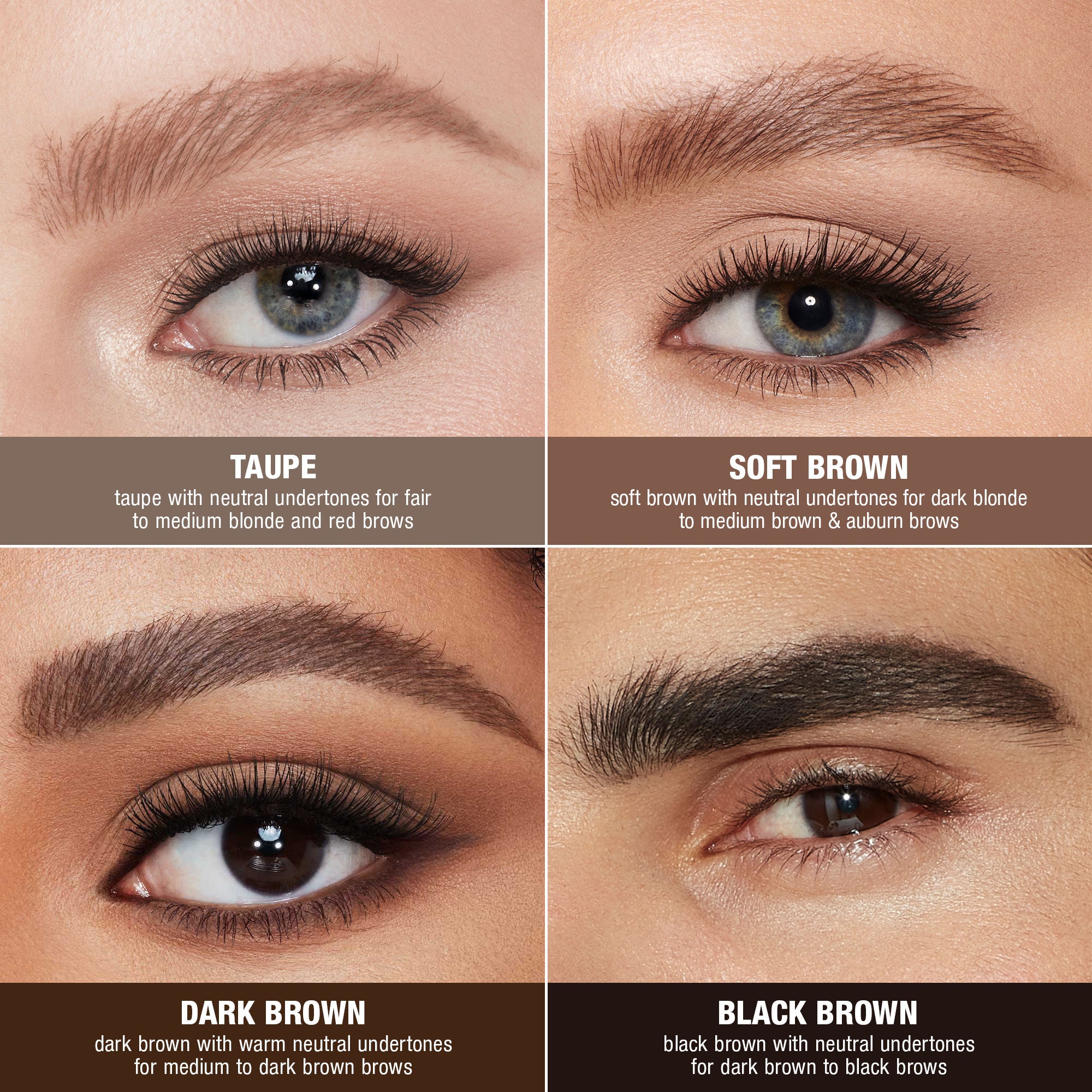 Charlotte Tilbury Legendary Brows Eyebrow Gel - Waterproof, Long-Lasting, Natural-Looking Brows for Everyday Makeup & Special Occasions
