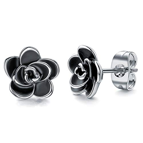 Black flower/White gold