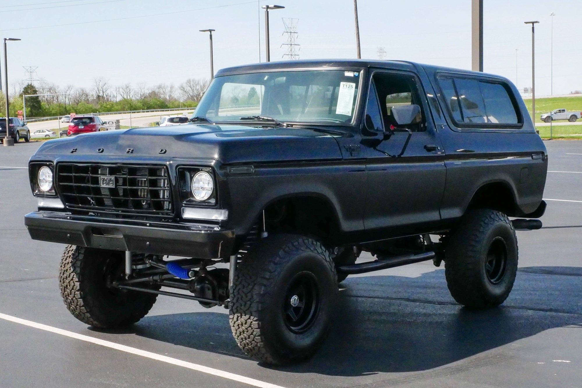Smoked Amber/Red Full LED Strip Side Markers for 1973-1979 Ford Bronco & F-Series Trucks - Durable Off-Road Lighting Upgrade for Enhanced Visibility & Style