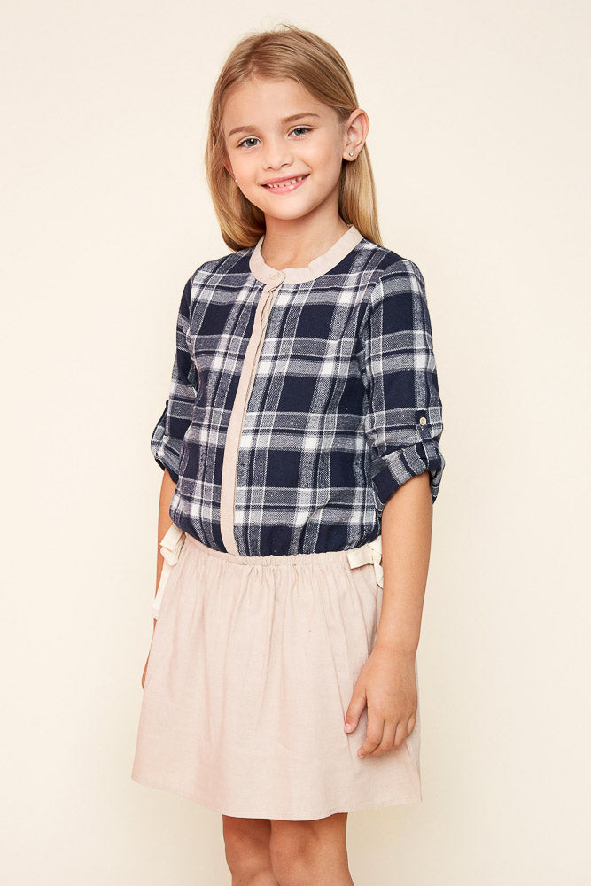 Stylish Women's Button Up Plaid Shirt Dress - Casual Long Sleeve Flannel Dress for Fall & Winter | Perfect for Office, Date Night and Weekend Outings