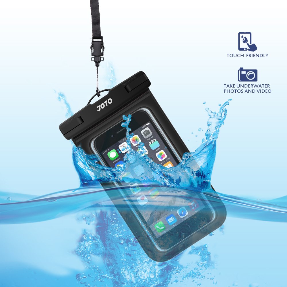 JOTO IPX8 Waterproof Phone Pouch - Universal Waterproof Dry Bag Case for iPhone 15/14/13/12/11 Pro Max/XS/XR/X/8 & Galaxy S23/S22/S21/S20/Pixel (Up to 7