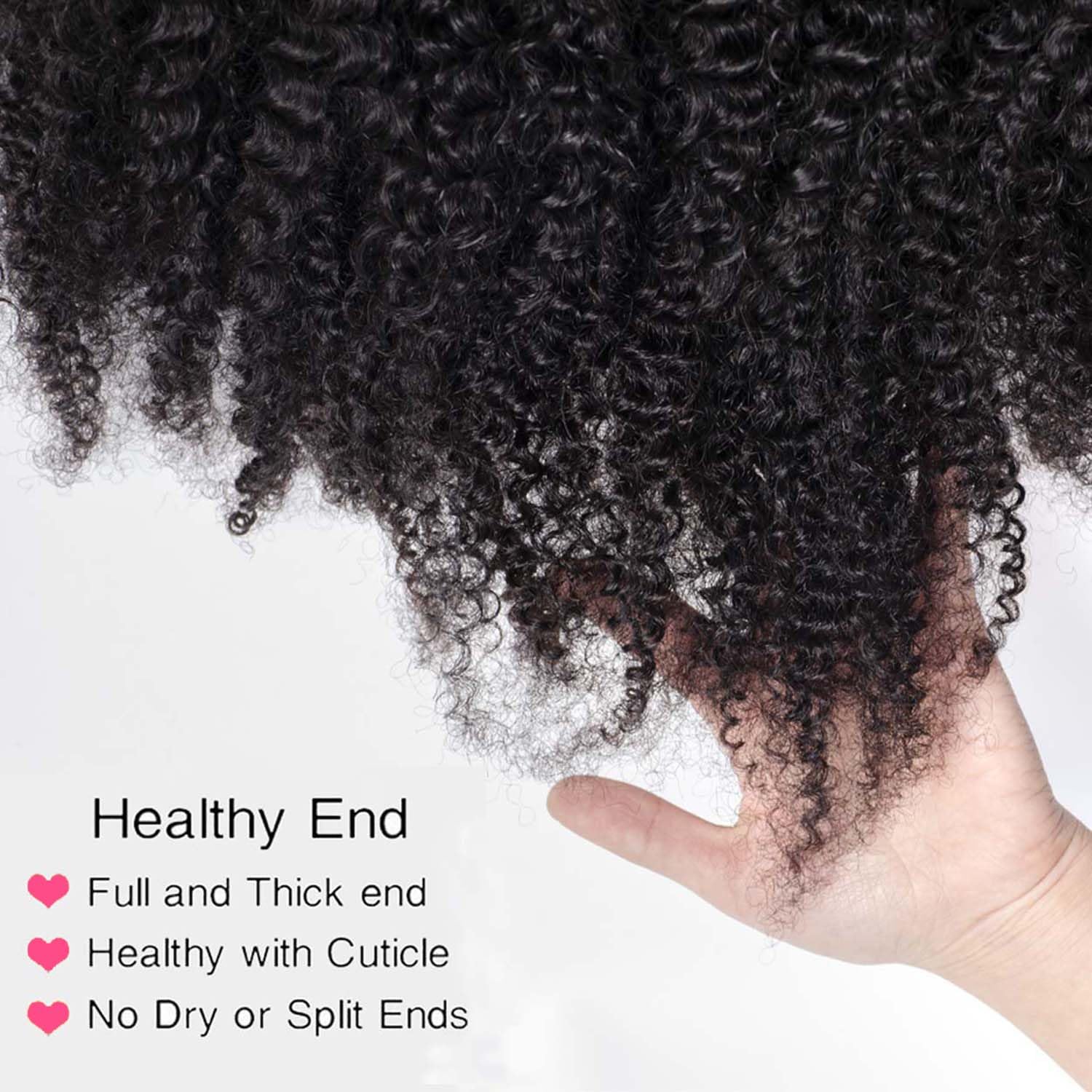 Afro Kinky Curly Clip-in Hair Extensions 10 Inch - 7Pcs Real Human Hair with 18 Clips (120g/set) for Black Women | Brazilian Virgin Hair | Natural Black Color | Perfect for Daily Wear, Parties & Special Occasions