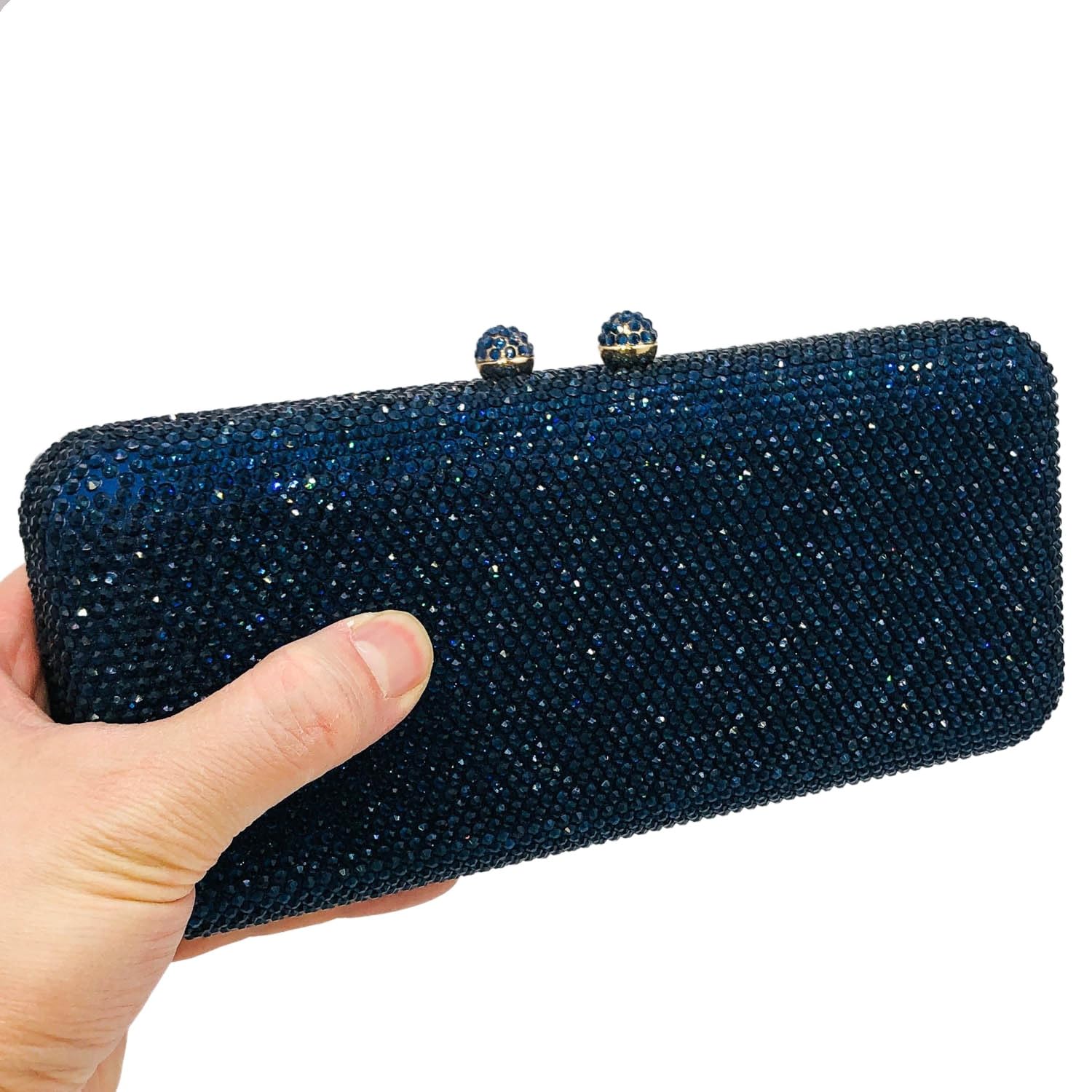 Elegant Crystal Rhinestone Clutch Purse for Women - Formal Evening Bag Wedding Party Clutch Handbag | Perfect for Prom, Cocktail Events & Special Occasions